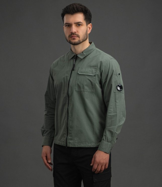 Чоловічий оверширт C.P. COMPANY CMOS705A 110143G COL:668, колір сірий | Ціна 15999 грн, фото 1