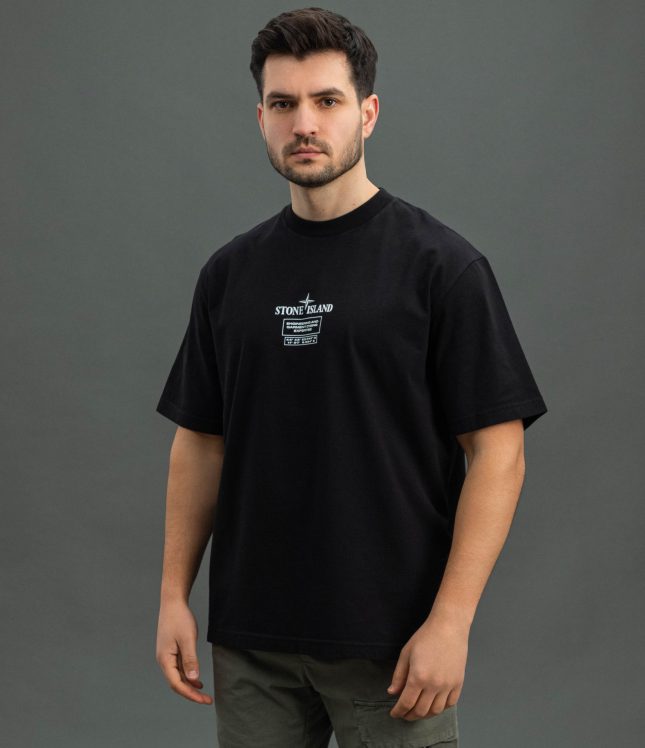 Чоловіча футболка STONE ISLAND 152100037-S0193 V0029, колір чорний | Ціна 11499 грн, фото 1