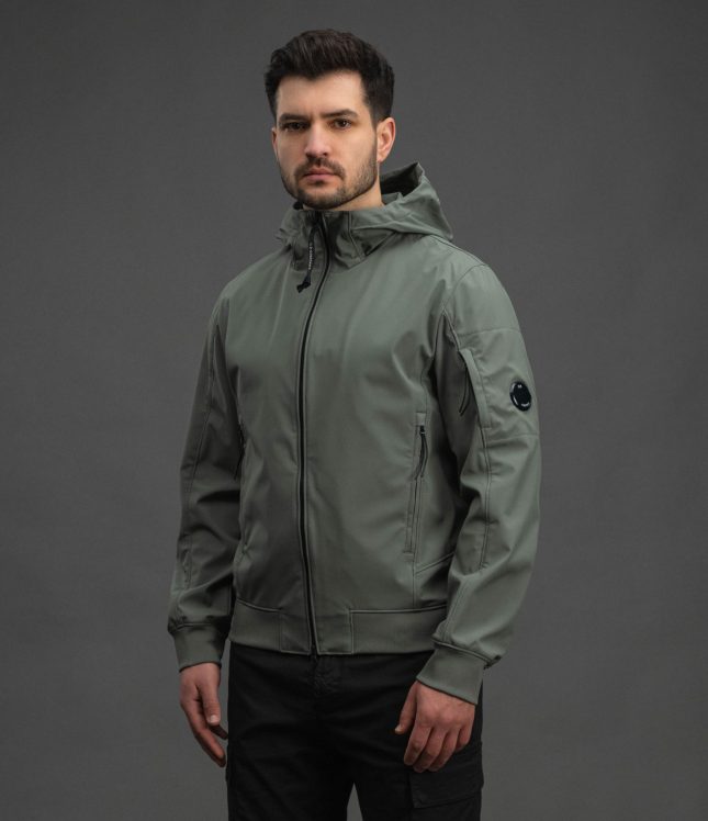 Чоловіча куртка C.P. COMPANY SHELL-R MEDIUM JACKET CMOW729A 005968A COL:668, колір сірий | Ціна 16399 грн, фото 1