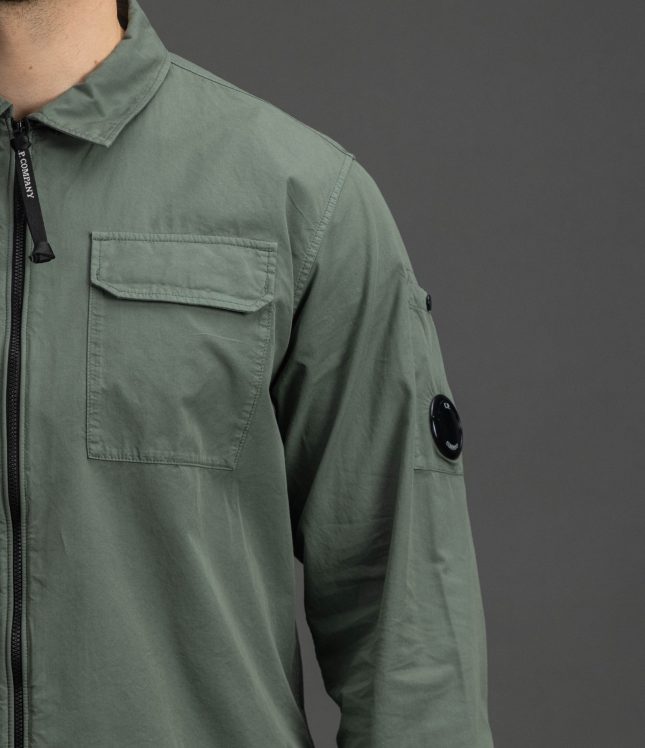 Чоловічий оверширт C.P. COMPANY CMOS705A 110143G COL:668, колір сірий | Ціна 15999 грн, фото 4