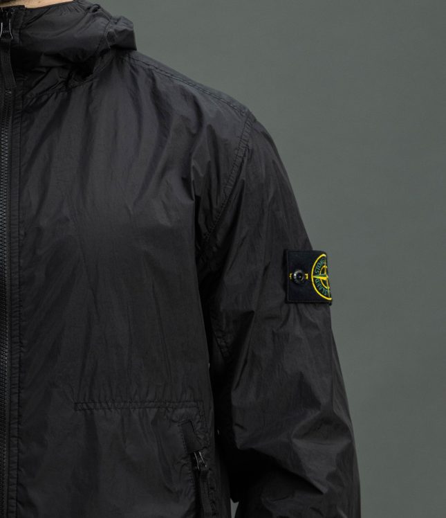 Чоловіча куртка STONE ISLAND GARMENT DYED CRINKLE REPS NY 1540522 V0029, колір чорний | Ціна 35999 грн, фото 5