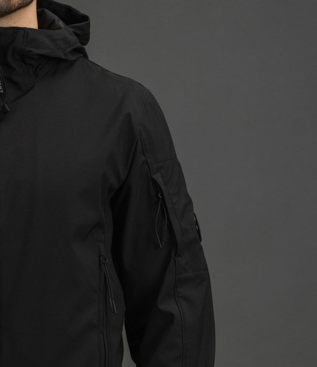 Чоловіча куртка C.P. COMPANY SHELL-R MEDIUM JACKET CMOW729A 005968A COL:999, колір чорний | Ціна 20499 грн, фото 5
