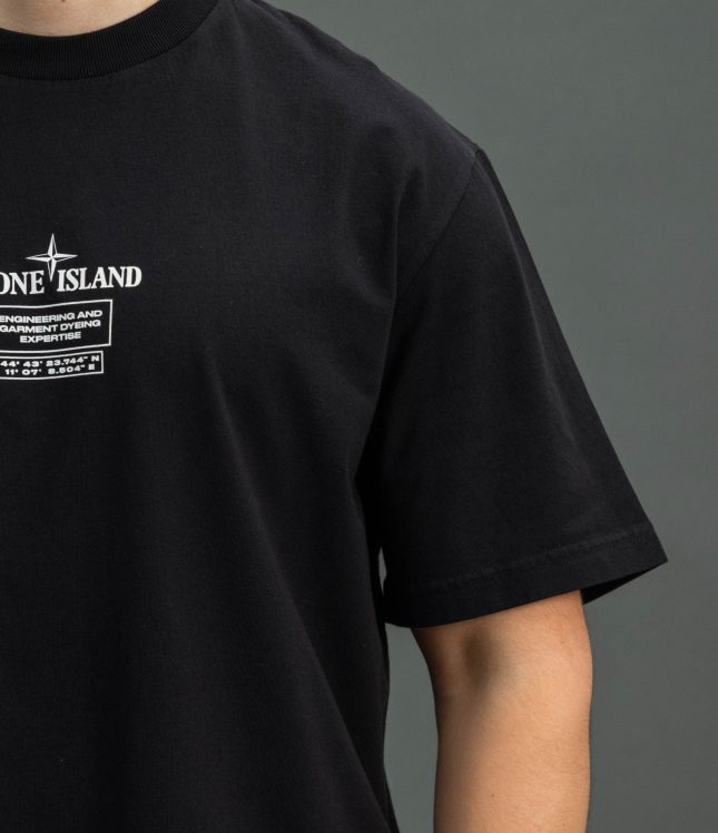 Чоловіча футболка STONE ISLAND 152100037-S0193 V0029, колір чорний | Ціна 11499 грн, фото 4
