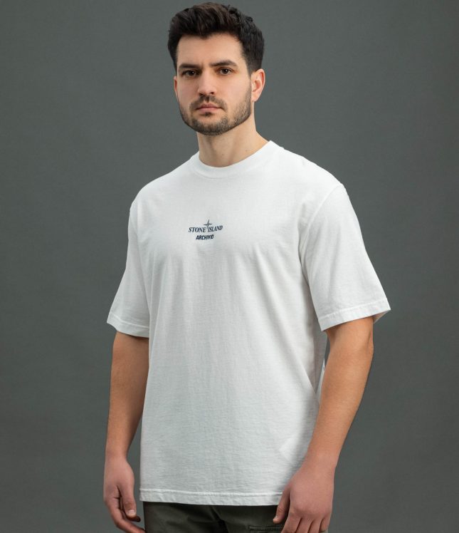 Чоловіча футболка STONE ISLAND 152100037-S0091 V0001, колір білий | Ціна 11499 грн, фото 1