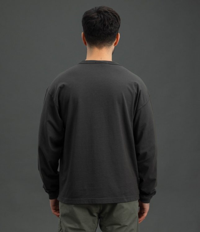 Чоловічий лонгслів STONE ISLAND 152100024-S0115 V0062, колір сірий | Ціна 9599 грн, фото 6