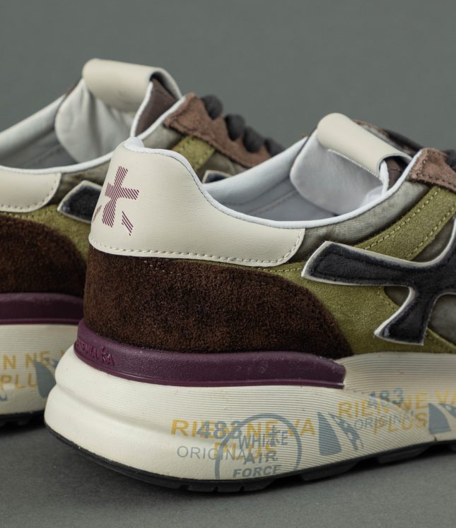 Чоловічі кросівки PREMIATA MICK 7717, колір зелений | Ціна 14499 грн, фото 6