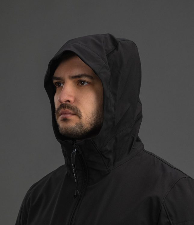 Чоловіча куртка C.P. COMPANY SHELL-R MEDIUM JACKET CMOW729A 005968A COL:999, колір чорний | Ціна 20499 грн, фото 3