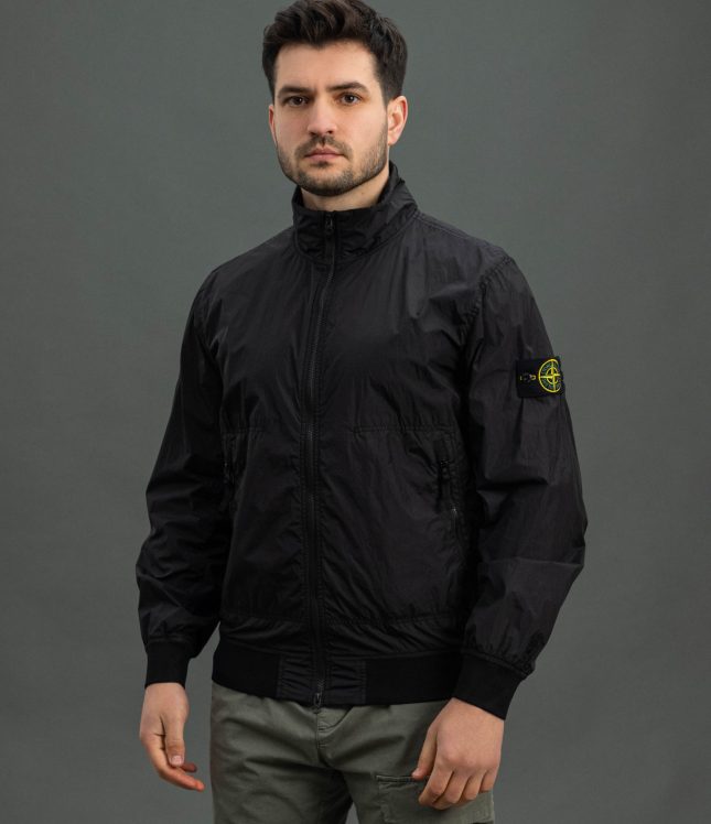 Чоловіча куртка STONE ISLAND GARMENT DYED CRINKLE REPS NY 1542822 V0029, колір чорний | Ціна 34999 грн, фото 1