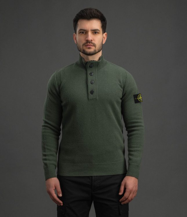 Чоловічий светр STONE ISLAND 155100040-S00A3 V0054, колір зелений | Ціна 24999 грн, фото 2