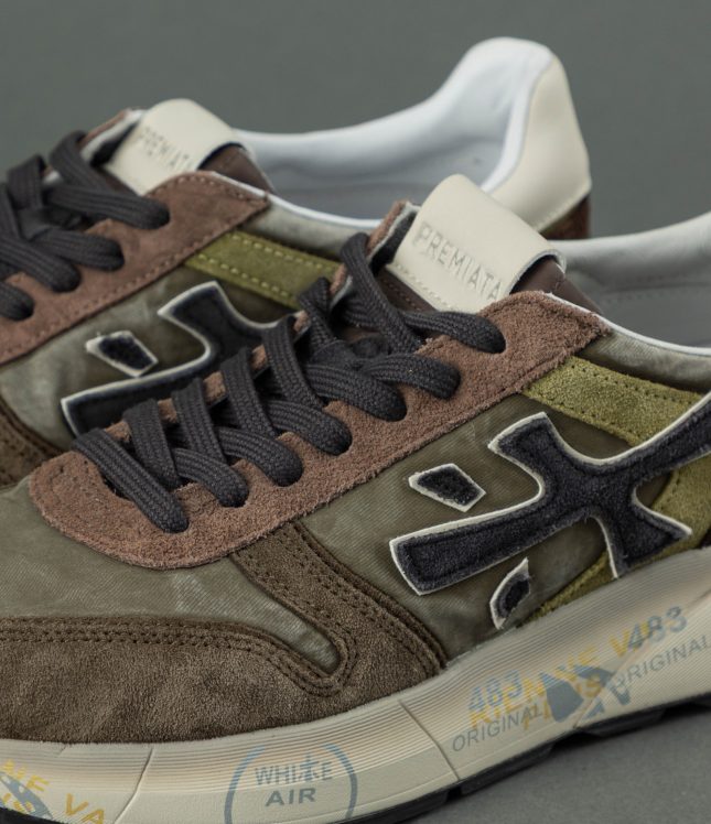 Чоловічі кросівки PREMIATA MICK 7717, колір зелений | Ціна 14499 грн, фото 3