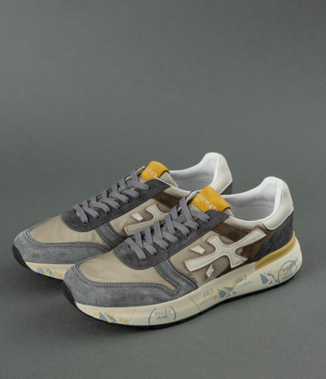 Чоловічі кросівки PREMIATA MICK 7713, колір сірий | Ціна 14499 грн, фото 1