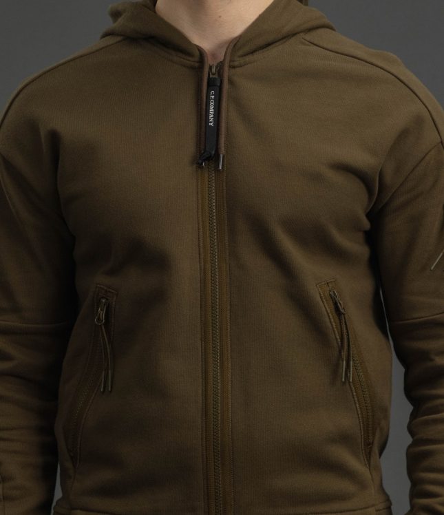 Чоловіче худі C.P. COMPANY CMSS716A 005086W COL:683, колір зелений | Ціна 13999 грн, фото 4