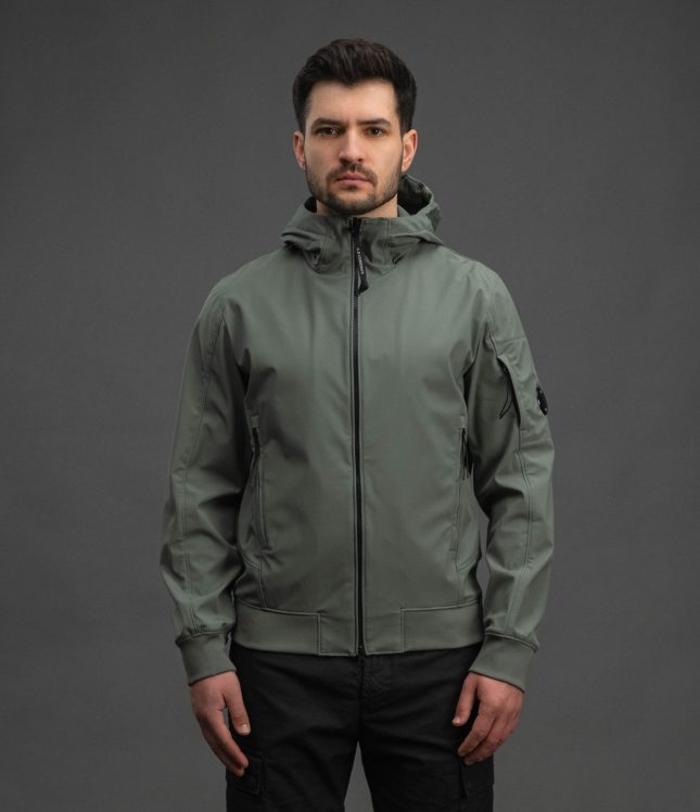 Чоловіча куртка C.P. COMPANY SHELL-R MEDIUM JACKET CMOW729A 005968A COL:668, колір сірий | Ціна 16399 грн, фото 2