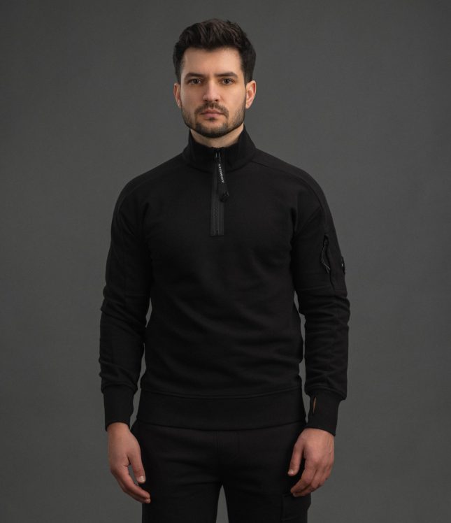 Чоловічий світшот C.P. COMPANY CMSS172A 005086W COL:999, колір чорний | Ціна 12499 грн, фото 2