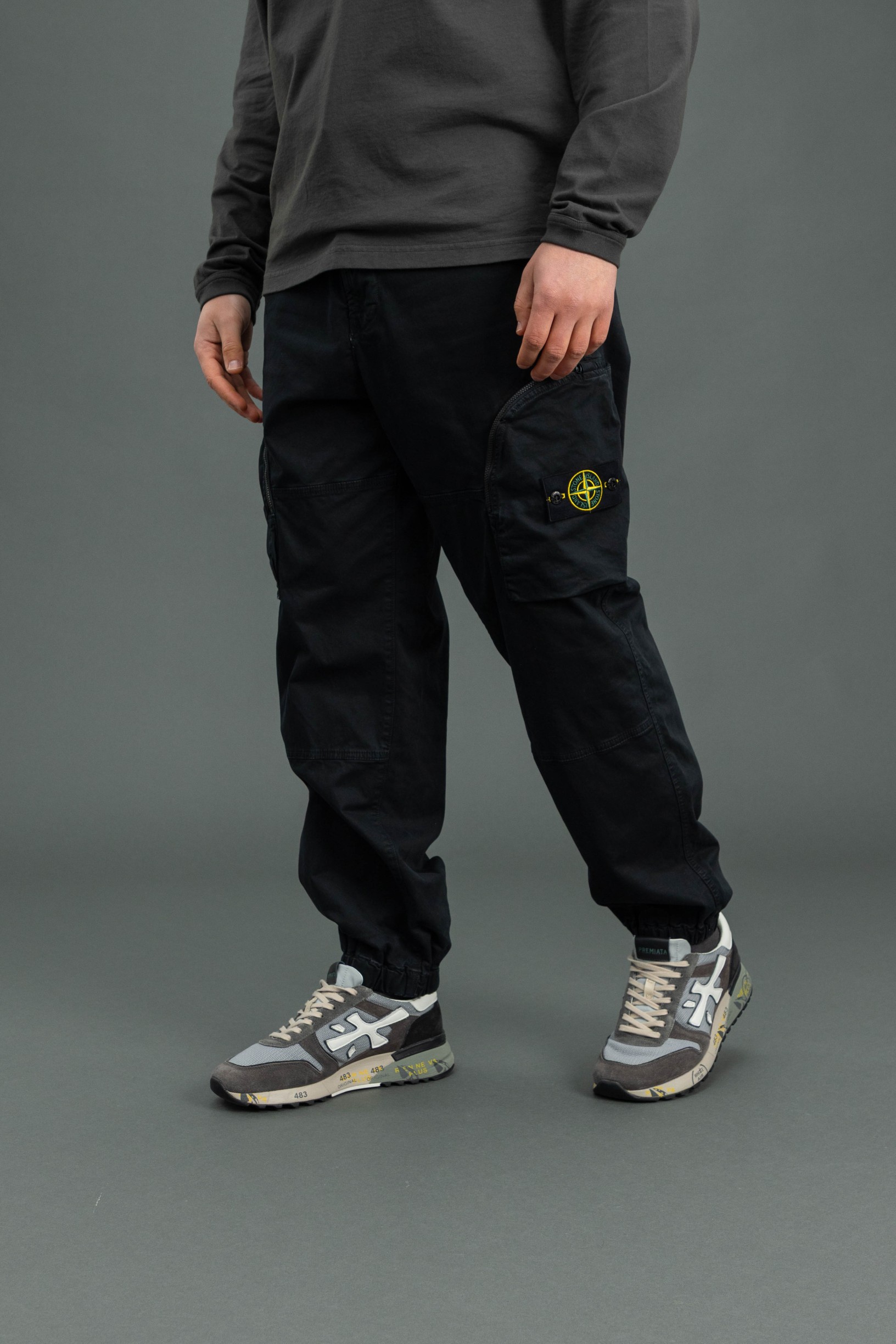 Чоловічі штани STONE ISLAND 15310004-S0004 V0129, колір чорний