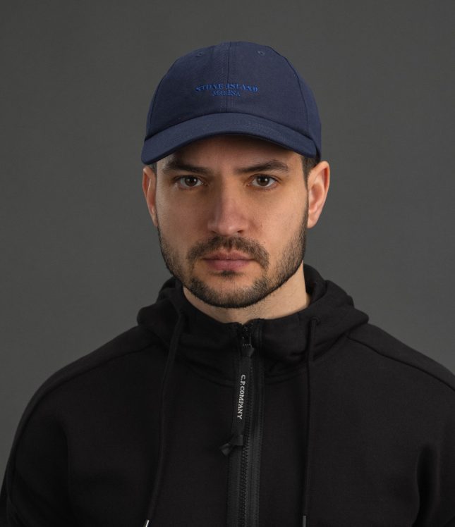 Чоловіча кепка STONE ISLAND 159100018-S0X19 V002A, колір синій | Ціна 10499 грн, фото 1