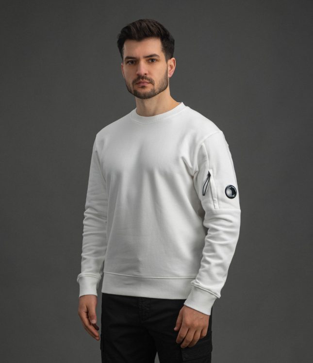 Чоловічий світшот C.P. COMPANY CMSS713A 005086W COL:103, колір білий | Ціна 9999 грн, фото 1