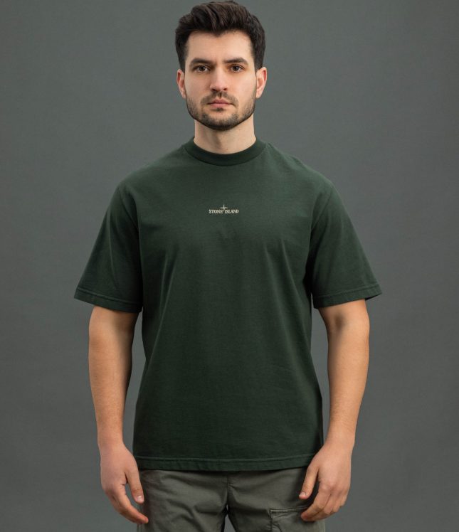 Чоловіча футболка STONE ISLAND 152100037-S0241 V005E, колір зелений | Ціна 9199 грн, фото 2