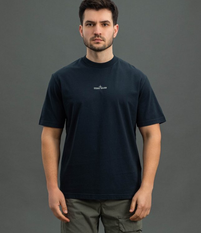 Чоловіча футболка STONE ISLAND 152100037-S0241 V0020, колір синій | Ціна 11499 грн, фото 2