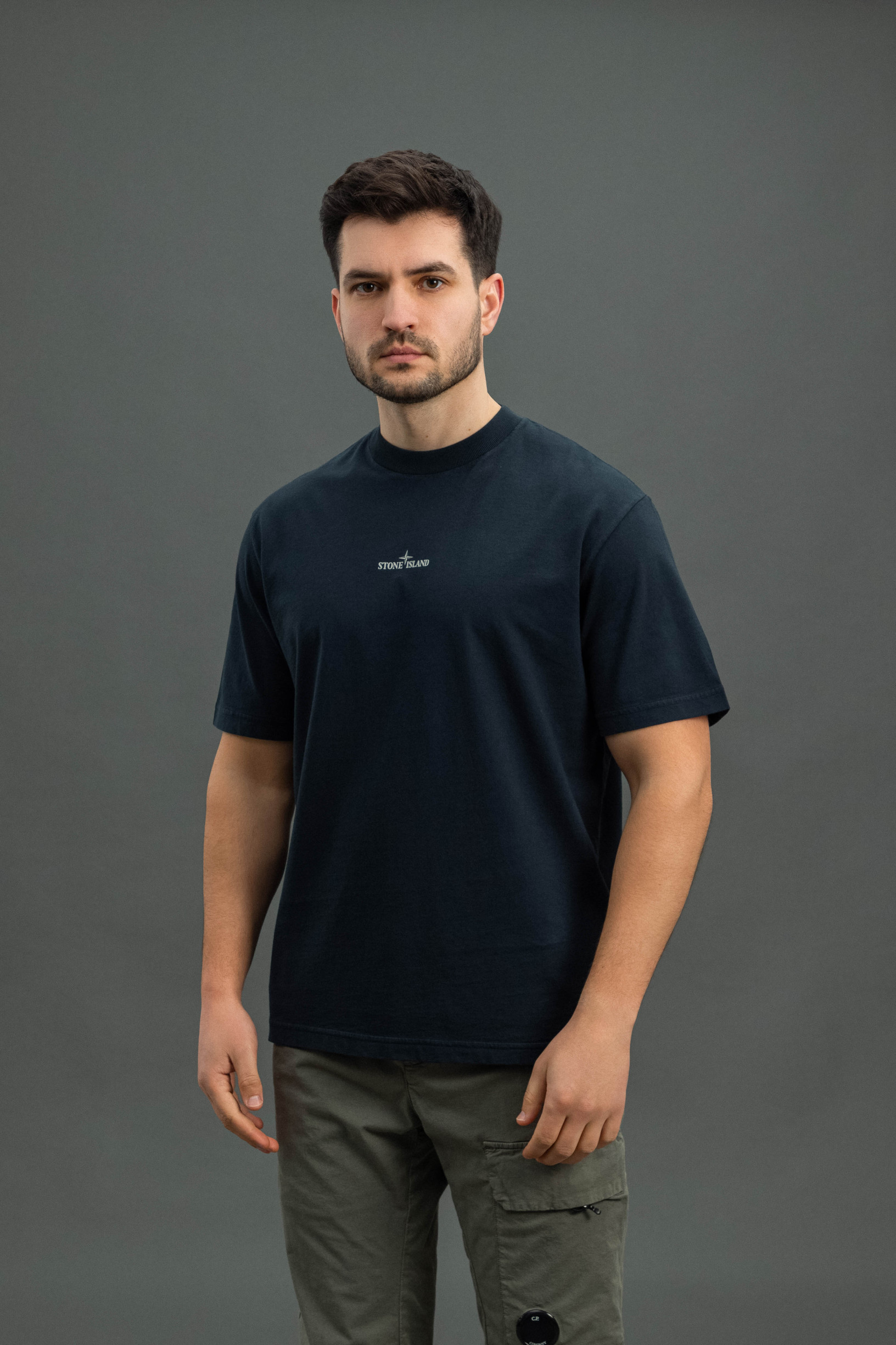 Чоловіча футболка STONE ISLAND 152100037-S0241 V0020, колір синій