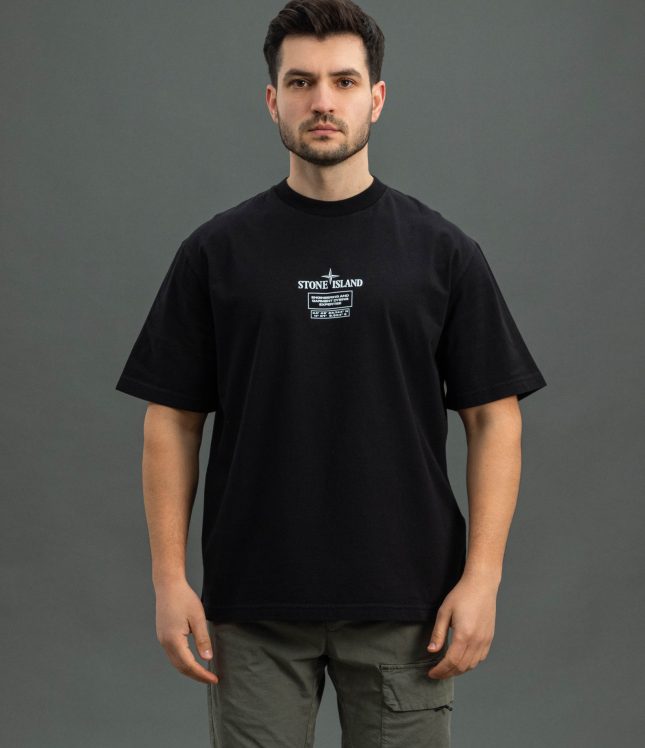 Чоловіча футболка STONE ISLAND 152100037-S0193 V0029, колір чорний | Ціна 11499 грн, фото 2