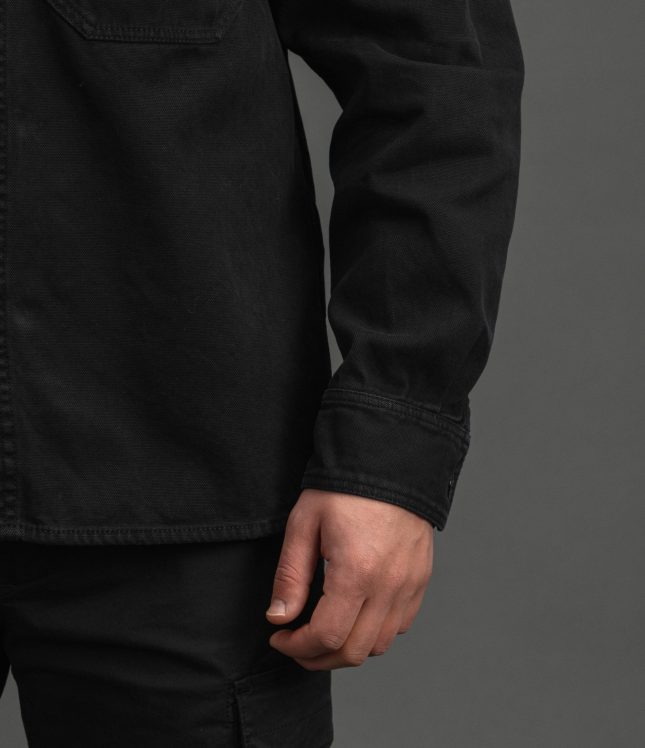 Чоловічий оверширт STONE ISLAND 151200025-S0184 V0129, колір чорний | Ціна 25999 грн, фото 5