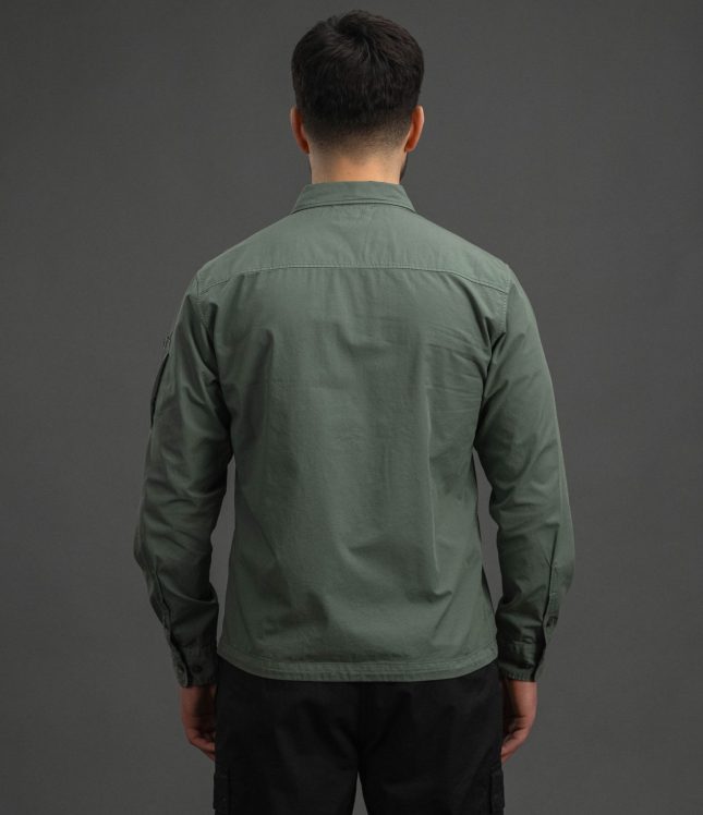 Чоловічий оверширт C.P. COMPANY CMOS705A 110143G COL:668, колір сірий | Ціна 15999 грн, фото 6