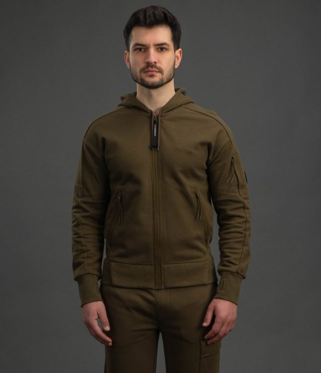 Чоловіче худі C.P. COMPANY CMSS716A 005086W COL:683, колір зелений | Ціна 13999 грн, фото 2