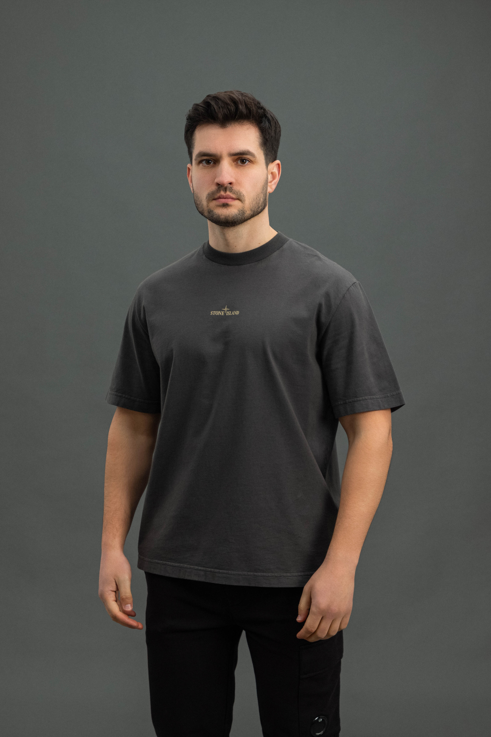 Чоловіча футболка STONE ISLAND 152100037-S0197 V0062, колір сірий