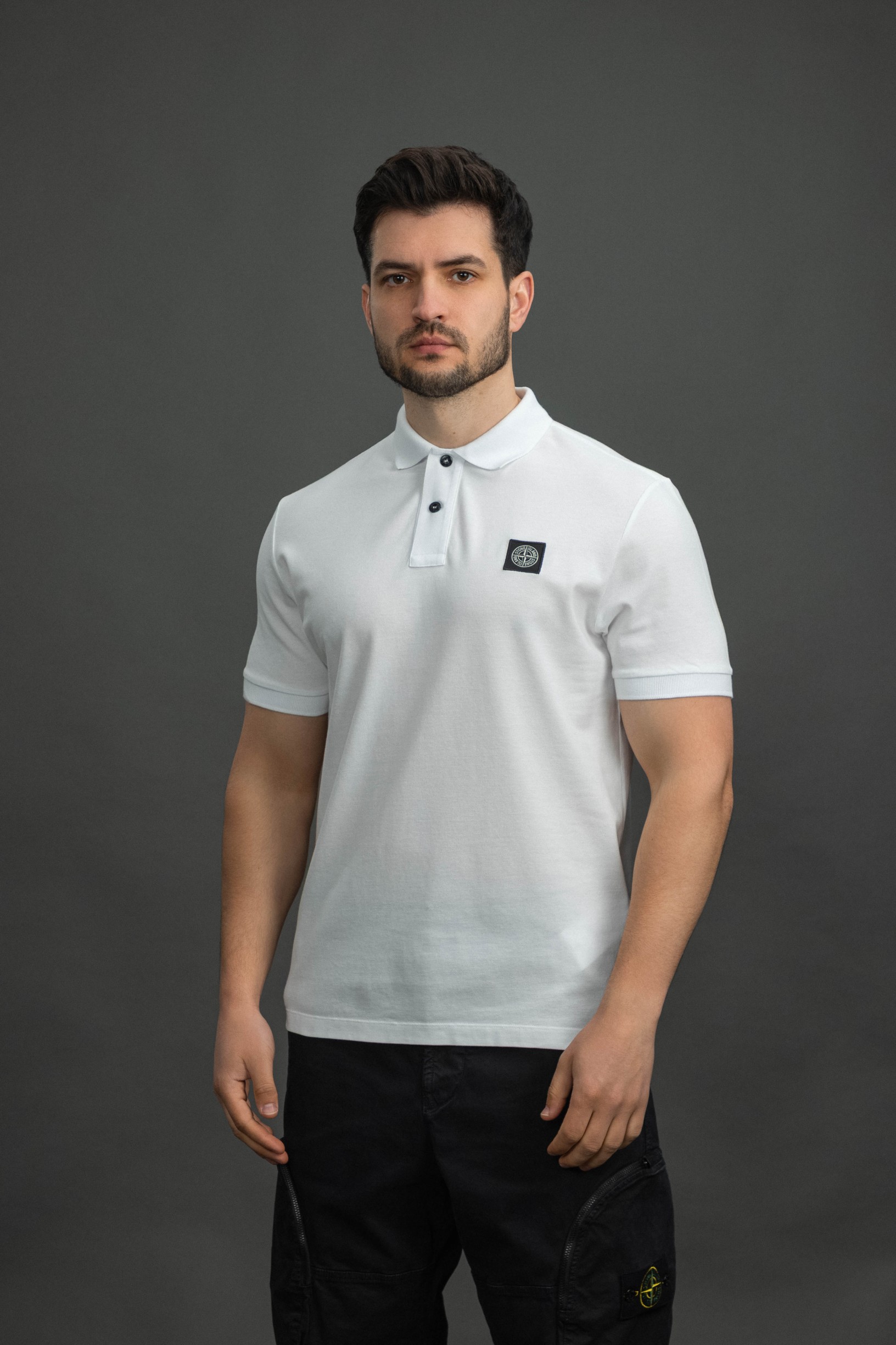 Чоловіча футболка STONE ISLAND 152200008-S0017 V1001, колір білий