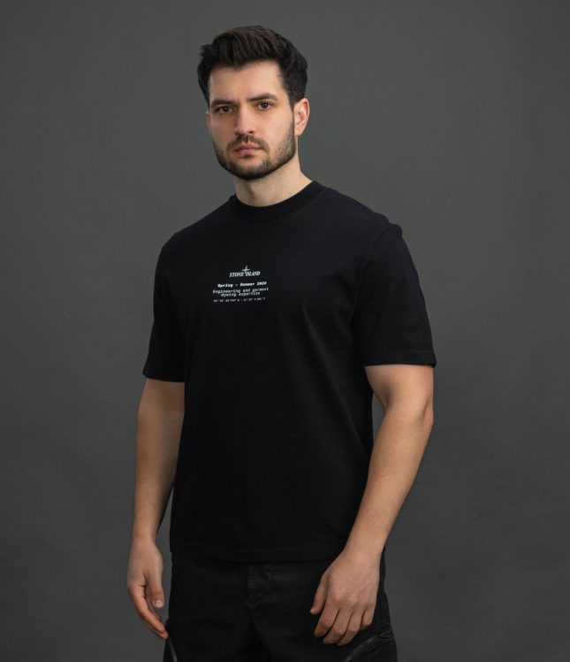 Чоловіча футболка STONE ISLAND 152100001-S0285 V0029, колір чорний | Ціна 12499 грн, фото 1