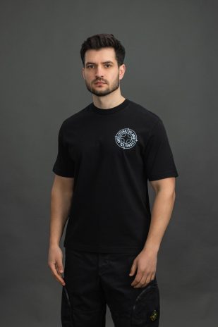 Чоловіча футболка STONE ISLAND 152100001-S0284 V0029, колір чорний