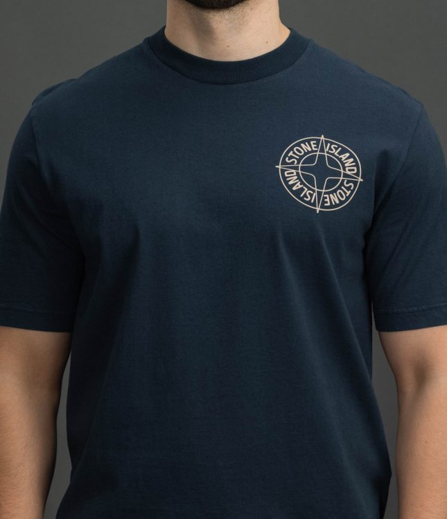 Чоловіча футболка STONE ISLAND 152100001-S0284 V0020, колір синій | Ціна 12499 грн, фото 3