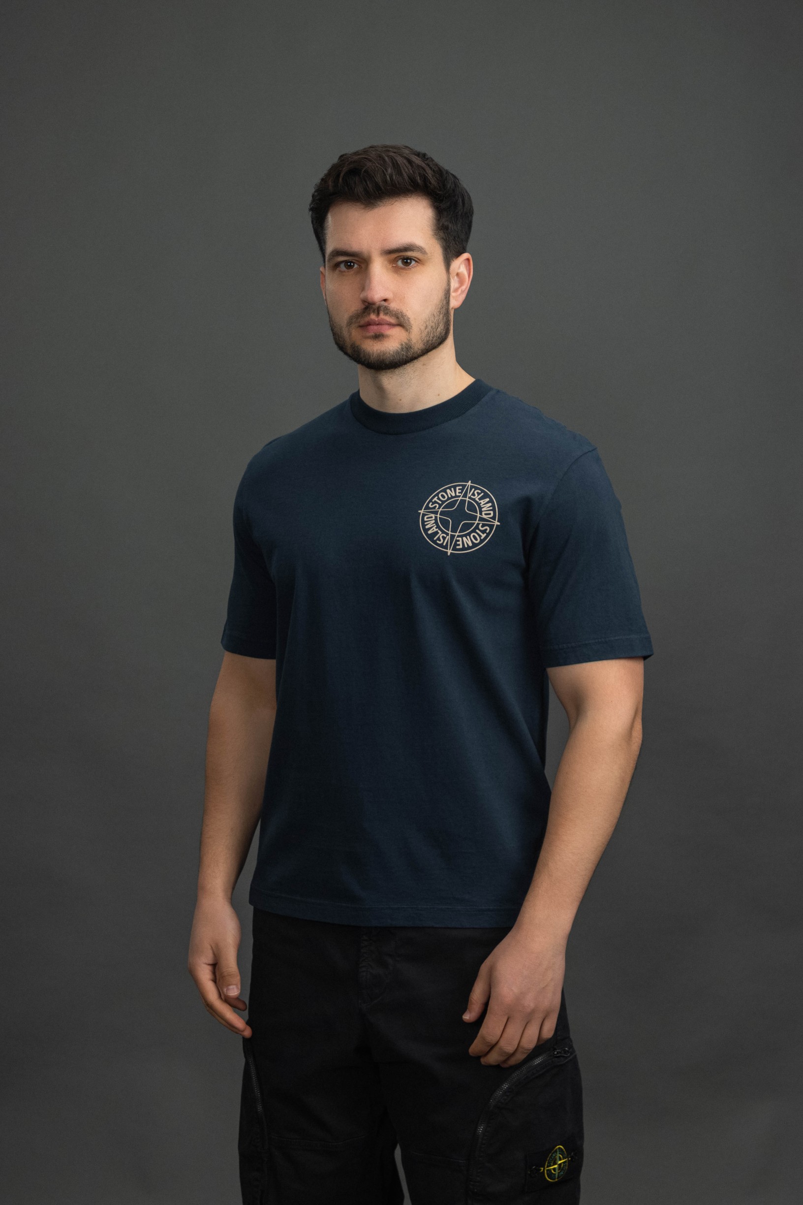 Чоловіча футболка STONE ISLAND 152100001-S0284 V0020, колір синій