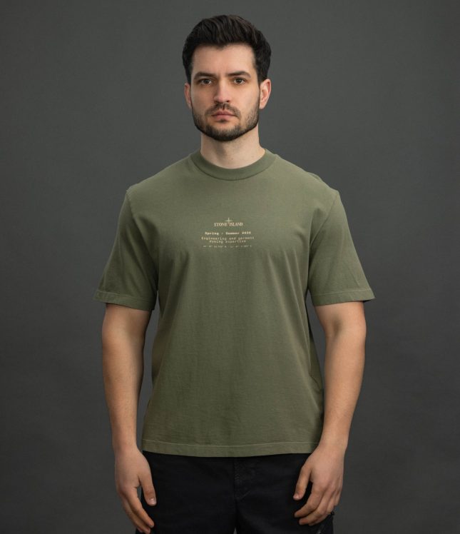 Чоловіча футболка STONE ISLAND 152100001-S0285 V005G, колір зелений | Ціна 12499 грн, фото 2