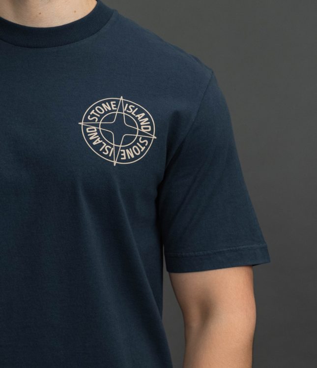 Чоловіча футболка STONE ISLAND 152100001-S0284 V0020, колір синій | Ціна 12499 грн, фото 4