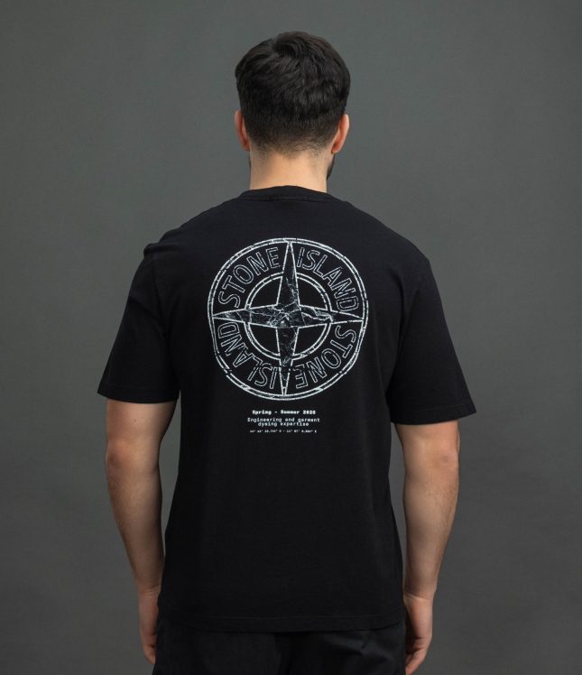 Чоловіча футболка STONE ISLAND 152100001-S0285 V0029, колір чорний | Ціна 12499 грн, фото 6