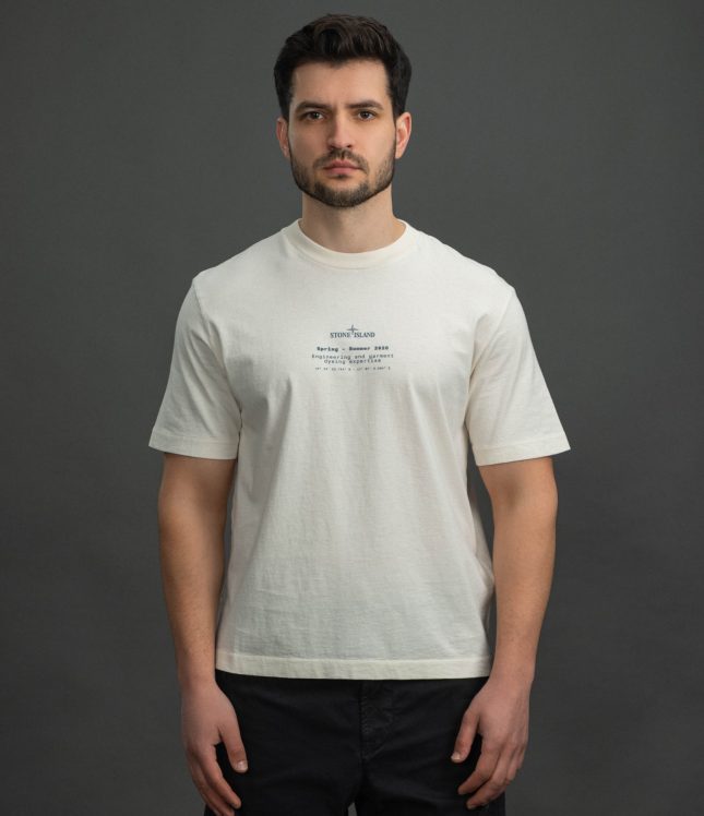 Чоловіча футболка STONE ISLAND 152100001-S0285 V0093, колір бежевий | Ціна 9999 грн, фото 2