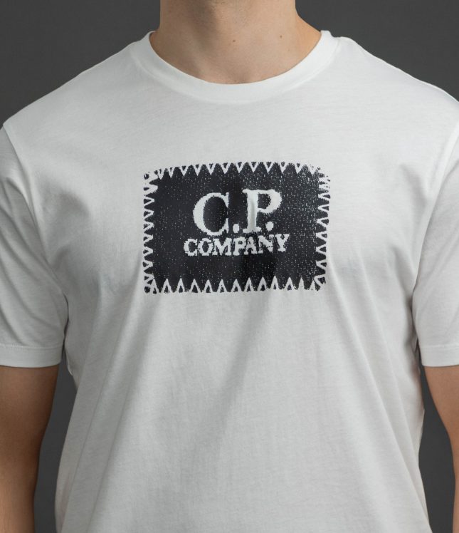 Чоловіча футболка C.P. COMPANY CMTS723A 005100W COL:103, колір білий | Ціна 4999 грн, фото 3