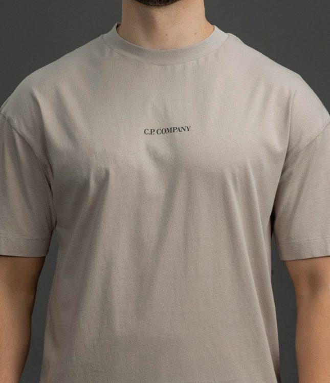 Чоловіча футболка C.P. COMPANY CMTS087A 005100W COL:904, колір коричневий | Ціна 5499 грн, фото 3