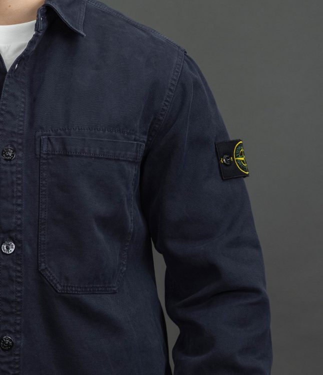 Чоловічий оверширт STONE ISLAND 151200025-S0184 V0126, колір фіолетовий | Ціна 25999 грн, фото 4