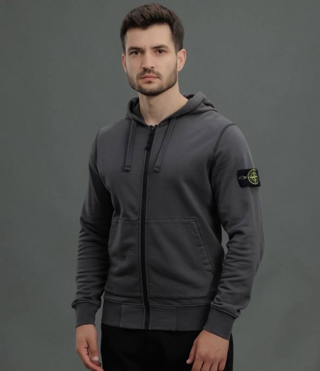 Чоловіче худі STONE ISLAND 156100061-S0051 V0065, колір сірий | Ціна 22499 грн, фото 1