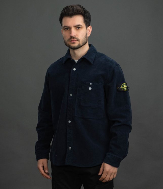 Чоловічий оверширт STONE ISLAND 151200019-S0228 V0020, колір синій | Ціна 26999 грн, фото 1