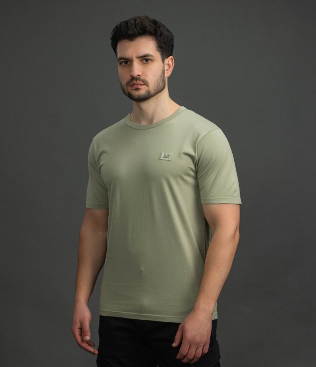 Чоловіча футболка C.P. COMPANY CMTS113A 006374G COL:610, колір зелений | Ціна 5199 грн, фото 1