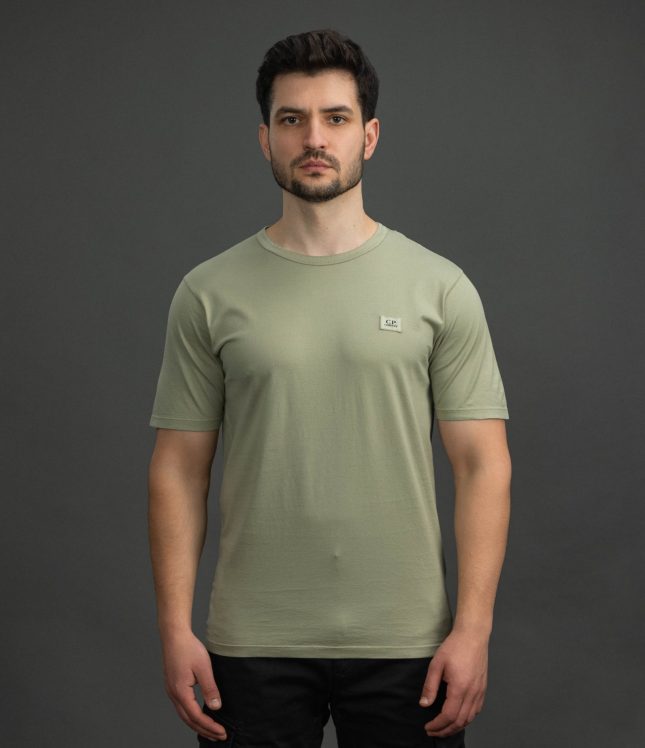 Чоловіча футболка C.P. COMPANY CMTS113A 006374G COL:610, колір зелений | Ціна 5199 грн, фото 2