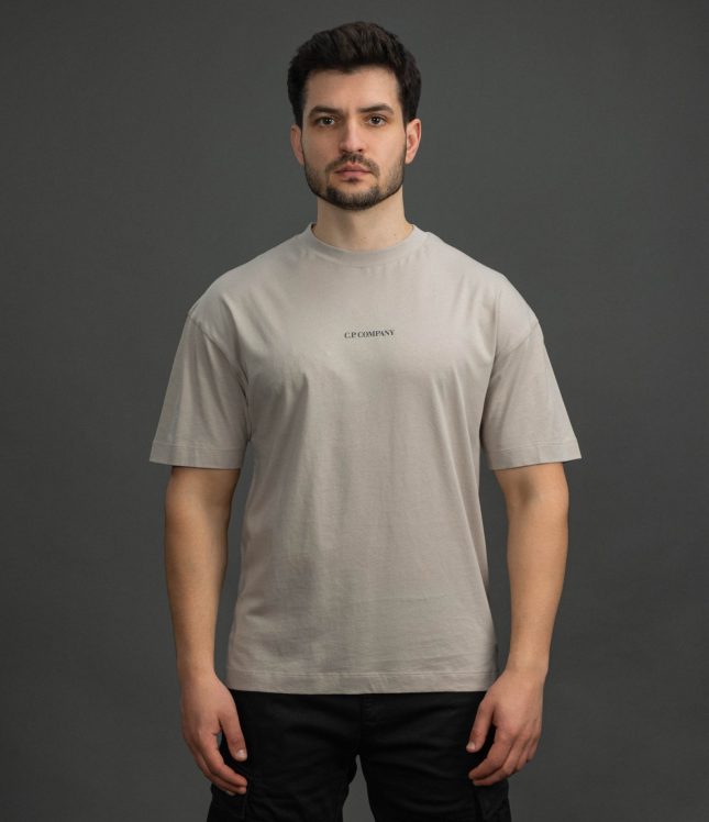 Чоловіча футболка C.P. COMPANY CMTS087A 005100W COL:904, колір коричневий | Ціна 5499 грн, фото 2