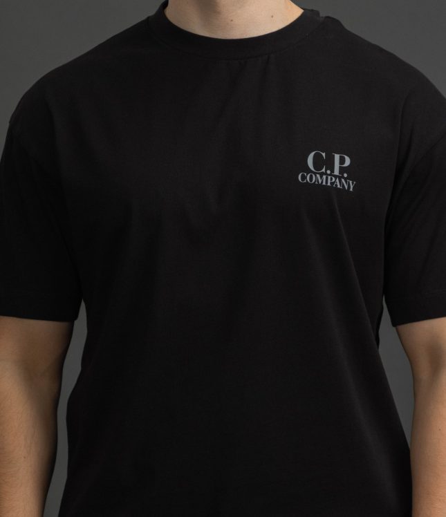 Чоловіча футболка C.P. COMPANY CMTS086A 005100W COL:999, колір чорний | Ціна 5499 грн, фото 3