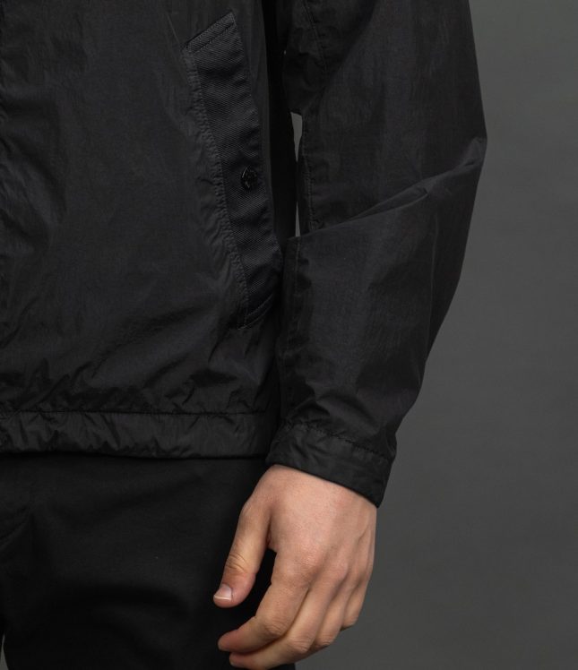 Чоловіча куртка STONE ISLAND GARMENT DYED CRINKLE REPS NY 154100001-S0A23 V0029, колір чорний | Ціна 35999 грн, фото 6