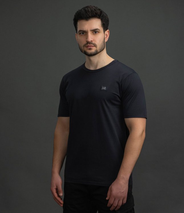 Чоловіча футболка C.P. COMPANY CMTS113A 006374G COL:999, колір чорний | Ціна 6499 грн, фото 1