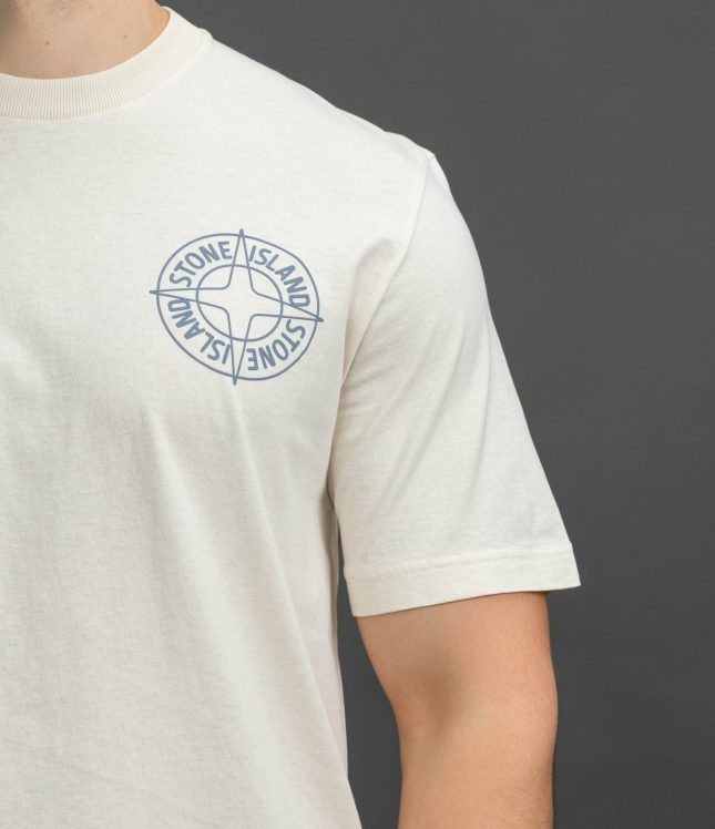 Чоловіча футболка STONE ISLAND 152100001-S0284 V0093, колір бежевий | Ціна 12499 грн, фото 4